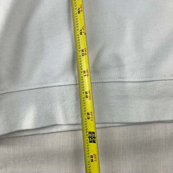 GUESS Originals Eco Mens Medium Earth Day White Crewneck Sweatshirt - Picture 8 of 10